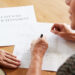 Estate planning documents on a desk