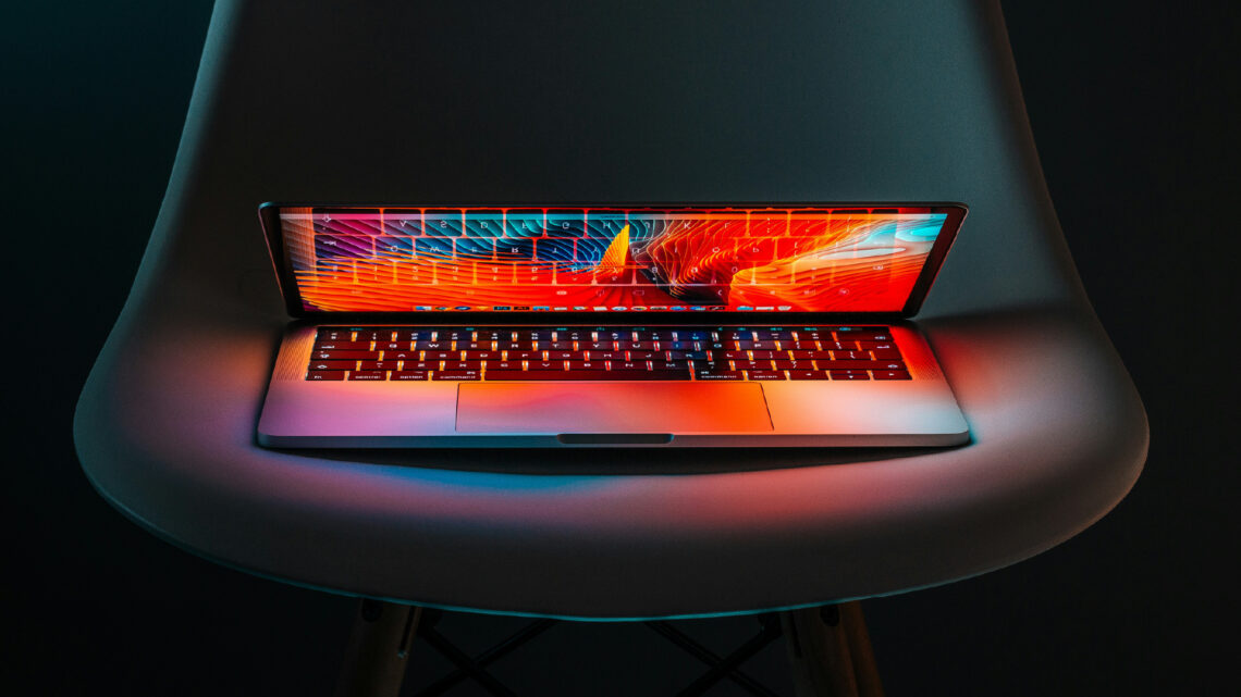 Managing digital accounts on a laptop